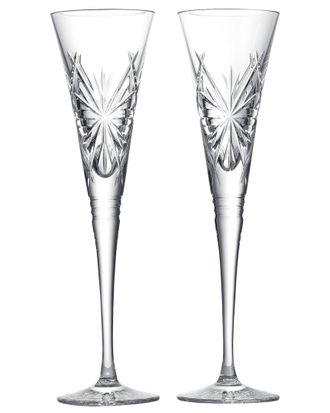 Waterford Set Of 2 Champagne Flutes