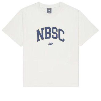 New Balance (WMNS) New Balance Big NBSC T-Shirt White Blue AWT42313-CIC