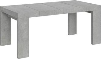 Itamoby Itamoby - Tavolo Da Pranzo Allungabile - Roxell Premium - Dimensioni: 90x140/244 - Colore: Cemento