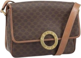 Celine Pre-owned Vintage Plastic Cross Body Tas - Dames - Vintage Schoudertas - Bruin - ONE Size - Vintage