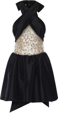 For Love & Lemons Shimmering Petals Mini Dress