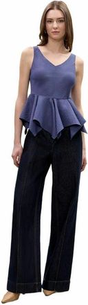 Rebecca Taylor Allegra Stripe Top in Navy at Nordstrom, Size 10