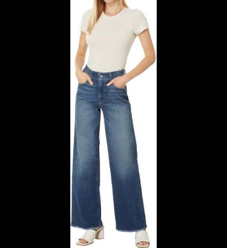 Paige Sasha 32 Jeans In Lovejoy Distresssed