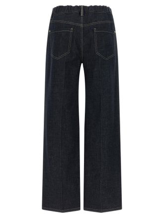 Brunello Cucinelli Womens Blue Cotton Jeans Denim Clothing