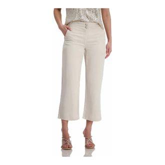 Monari Dames, Broeken, Beige, Maat: 2XL