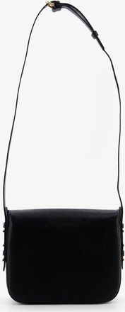 SOEUR Womens Leather Crossbody Bag Bellissima Maxi Black Shoulder