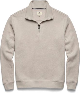 Surfside Supply Co. Bobby Cashmist Fleece Quarter Zip in Taupe Grey Heather at Nordstrom, Size Xx-Large