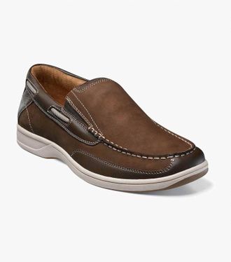Florsheim Mens Lakeside Moc Toe Slip On In Brown
