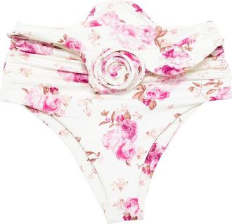 Magda Butrym Floral Rosette Bikini Bottoms