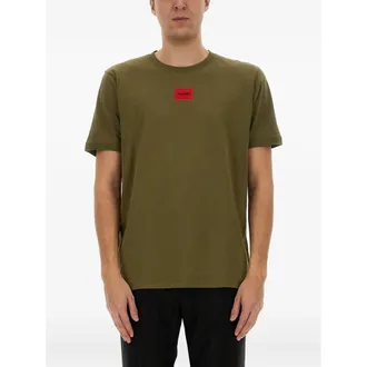 HUGO BOSS Logo-patch Crew-neck T-shirt