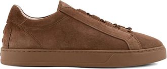 Tod's Suede Trainers - male - Tods - Sneakers - Brown - 10 UK - Shoes