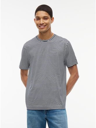 Tommy Hilfiger Mens Classic Striped T-Shirt - Navy/White Stripe - XL