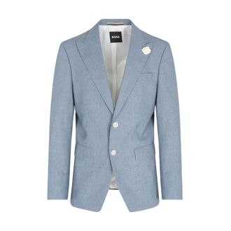HUGO BOSS Hutson Jacket - male - Hugo - Blazers - Blue - 2XL - Suits