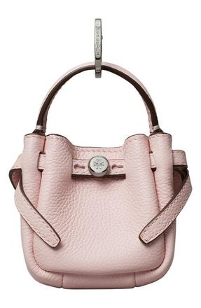 Tory Burch Romy Bucket Bag Charm in Rose Mist at Nordstrom