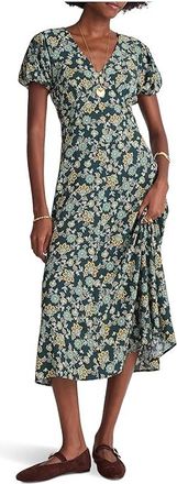 Madewell Darya Dress - Viscose Crepe Womens Dress Mineral Blue : 12