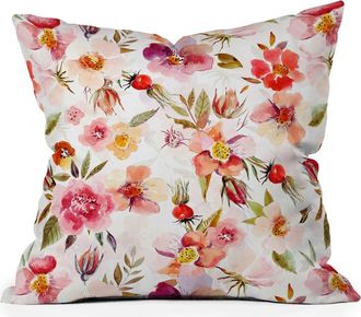 Deny Designs Utart Hygge Watercolor Midsummer Throw Pillow in Multi at Nordstrom Rack