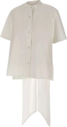 The Garment Cyprus Scallop Shirt - Dames - Blouses - Wit - XS - Katoen - Overhemden