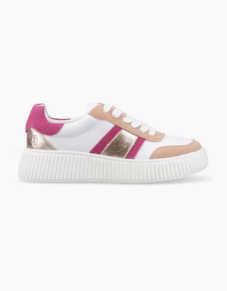 Hush Puppies Womens Hush Puppies HOLLY Womens Casual Trainers Rose - Pink - Size: 7