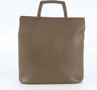 Loewe Brown Leather Briefcase Tote Bag (Pre-Owned)