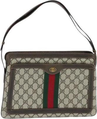 Gucci Pre-owned Shoulder Bags, female, Beige, Size: ONE SIZE Pre-owned Shoulder Bag