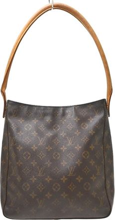 Louis Vuitton Looping Monogram Canvas Brown Canvas Handbag (Pre-Owned)