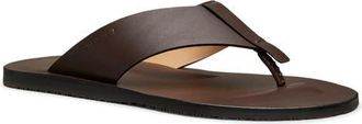 Stuart Weitzman Bastian Flip Flop in Espresso at Nordstrom, Size 10