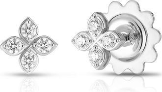 Roberto Coin Love in Verona Diamond Stud Earrings in White at Nordstrom
