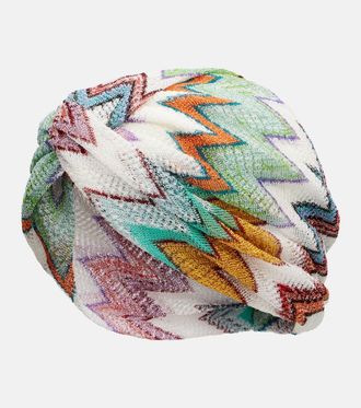Missoni Zigzag lam&eacute; headband