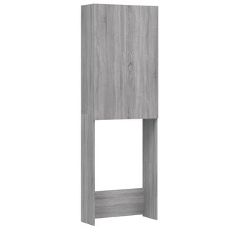 vidaXL Armario De Lavadora Gris Sonoma 64x25,5x190 Cm Vidaxl