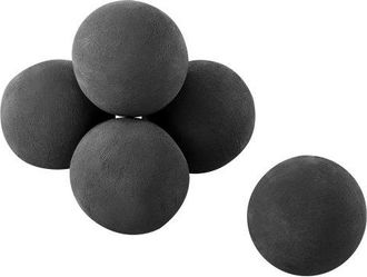 OEM Bolas De Cer&aacute;mica Para Fuego 6 Piezas 125 Mm De Fibra Cer&aacute;mica Piedras De Lava Redondas Reutilizables Para Uso En Interiores Y Exteriores Para Fogatas