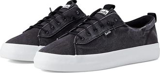 Keds Kickback Canvas Womens Shoes Black : 5.5 B - Medium, Cotton/Canvas