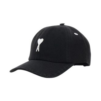 Ami Caps, male, Black, Size: ONE SIZE Ami De Coeur Felt Cap