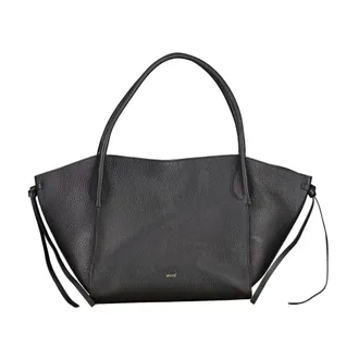 Abro Tassen, Dames, Zwart, ONE Size, Leer, Tekla Vibe Big Tote