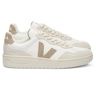Veja Womens V-90 Shoes White 37 EU