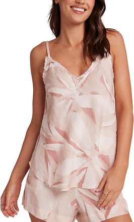 Bella Dahl Frayed Linen-Blend Cami