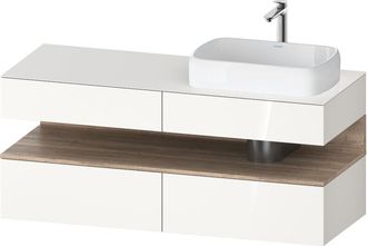 Duravit Qatego Consola Mueble Bajo Lavabo, 2 Extensiones, 2 - Duravit