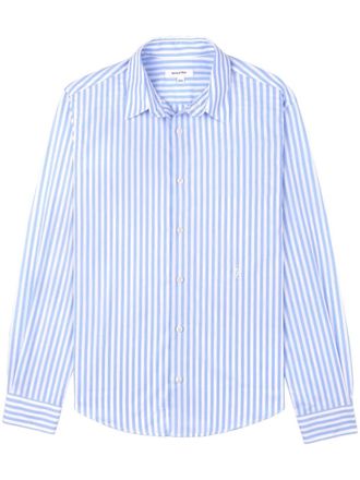 Sporty & Rich Camicia a righe con ricamo - Blu