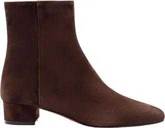 Roberto Festa Milano Schoenen, Dames, Bruin, 38 1/2 EU, Leer, Kaori Enkellaarzen