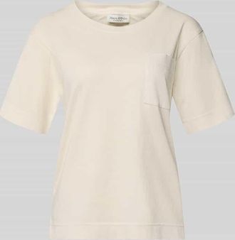 Marc O'Polo Regular Fit Strick-Shirt aus reiner Baumwolle in Stein, Gr&ouml;&szlig;e XXL