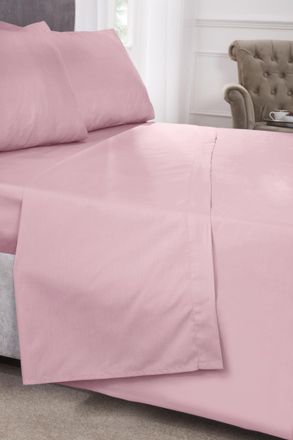 Emma Barclay 180 Thread Count Percale Duvet Set in Pink - Super King Bed - Emma Barclay | TJ Hughes