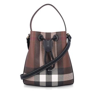 Burberry Mini Drawstring Bucket Bag - female - Burberry - Bucket Bags - Brown - ONE SIZE - Bags