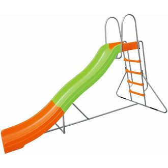 Bauer Scivolo da Giardino 150x317x204cm in Acciaio per Bambini