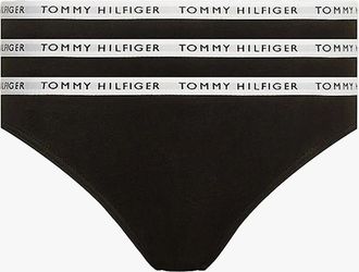 Tommy Hilfiger Womens Tommy Hilfiger BIKINI 3 Pack Womens Briefs Black - Size: 10