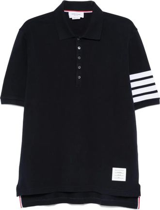 Thom Browne Polo a maniche corte - Blu