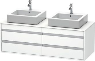 Duravit Mueble Bajo Encimera Duravit Ketho 6657, 4 Cajones, 1400mm, Para