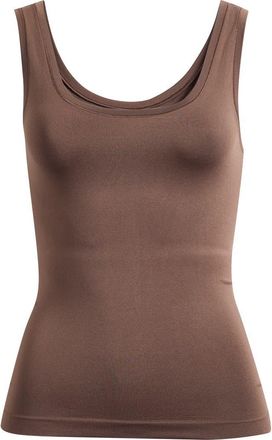 Nordstrom Seamless Layering Tank in Brown Sweet at Nordstrom, Size X-Large