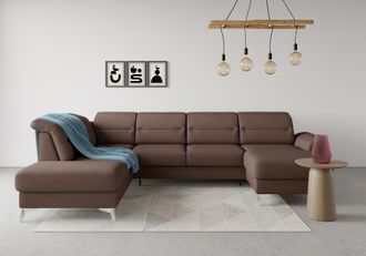 Sit&more Wohnlandschaft »Sinatra U-Form« optional mit Kopfteilverstellung und Armteilfunktion etc