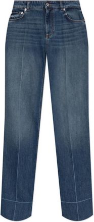 Dolce & Gabbana Straight-leg jeans - Dames - Regular Fit Jeans - Blauw - M - Katoen - Jeans