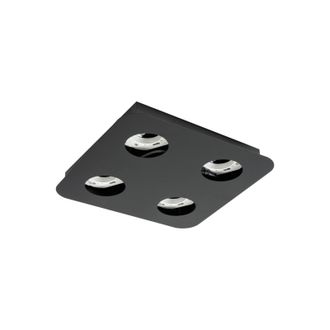 Lindby Lindby L&aacute;mpara De Techo jyla En Negro Metal