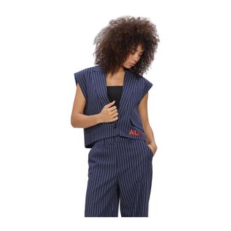 ALIX The Label Alix The Label, Dames, Jassen, Blauw, Maat: XL Leer